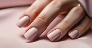 Krótkie paznokcie pudrowy róż: subtelna elegancja dla każdej kobiety
