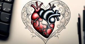 Tatuaż serce znaczenie: Miłość, pasja i więcej.